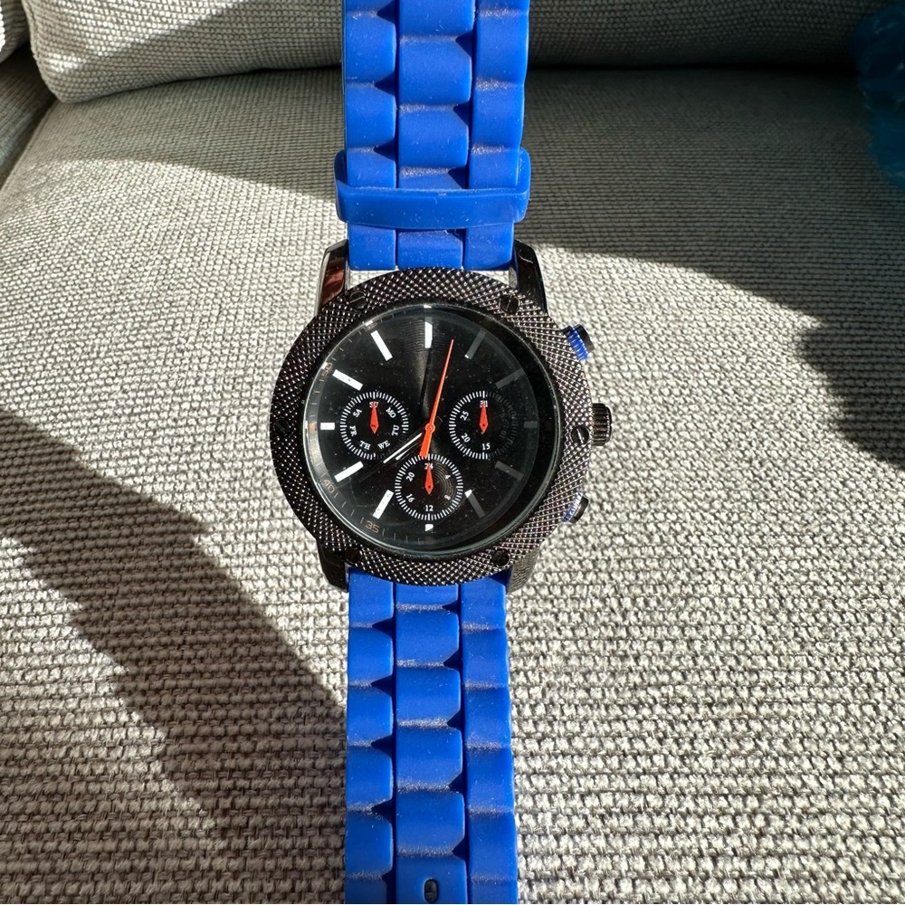 3 for $20 ✨ ALDO Blue stainless steel Chronograph Watch